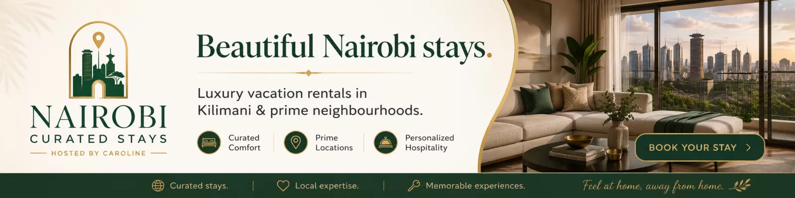Nairobi curated stays