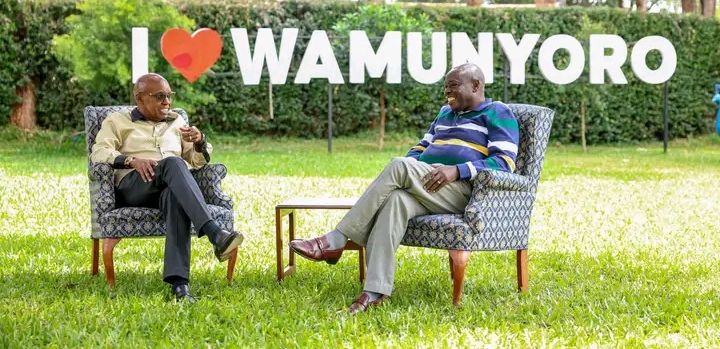 Rigathi Gachagua and Jimmy Wanjigi