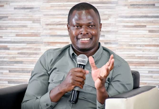Ndindi Nyoro speaking in Parliament during a debate on Kenya's Finance Bill."
