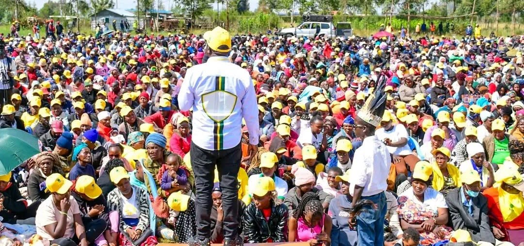 UDA candidate campaign in Ol-kalou
