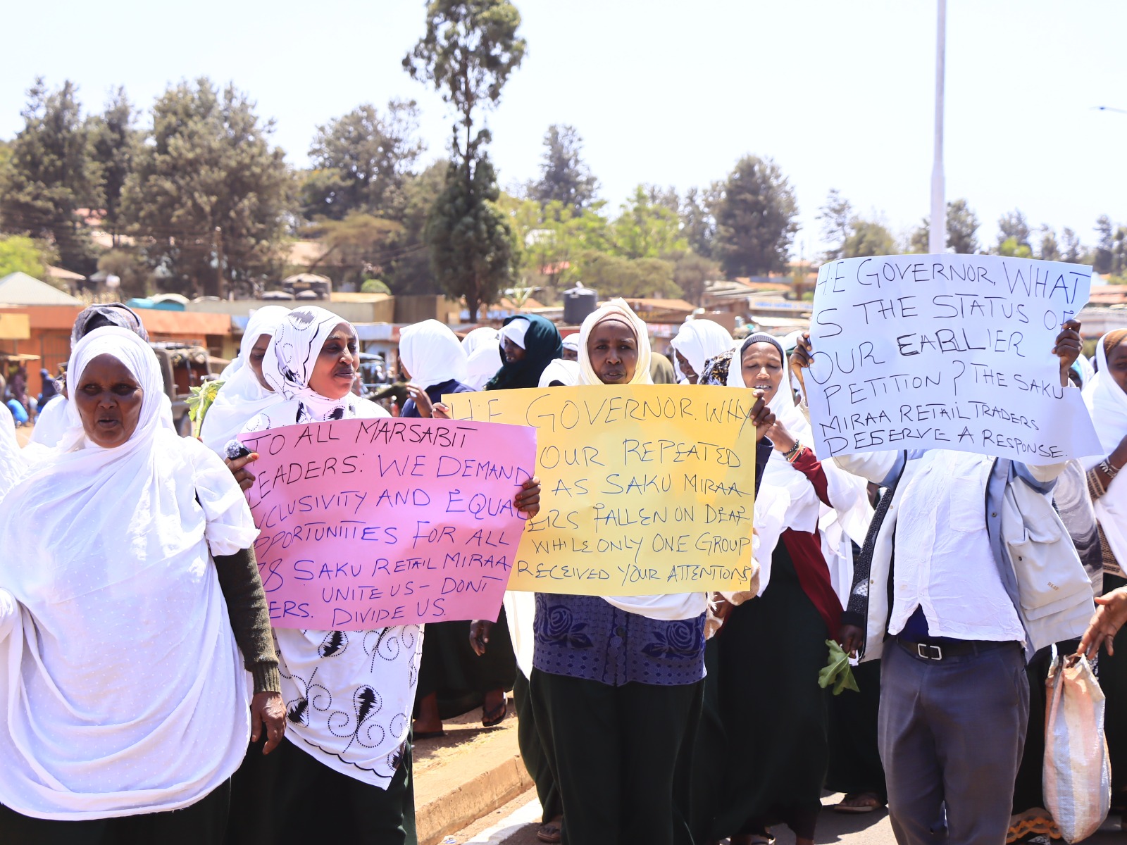 Wafanyabiashara wa Miraa Marsabit Central Waandamana Wakidai Kutengwa katika Programu za Uwezeshaji