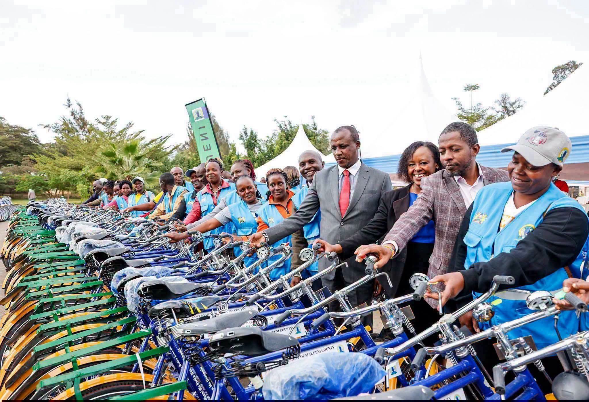 Bicycles, Makueni Governor Mutula Kilonzo Jnr, County Officials