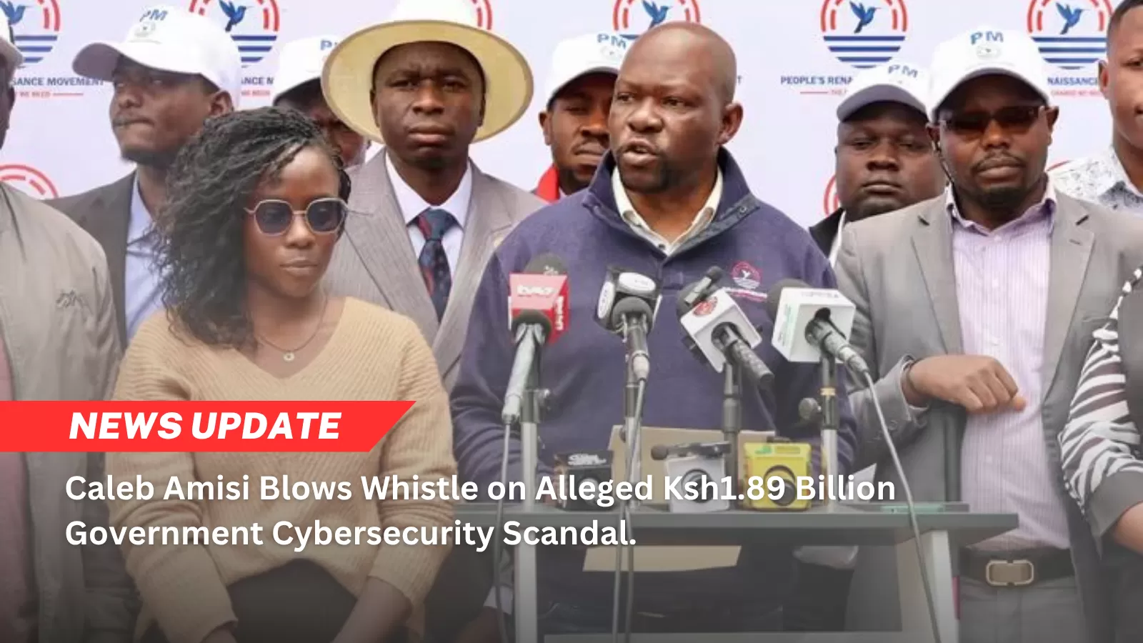 Caleb Amisi Blows Whistle on Alleged Ksh1.89 Billion Government Cybersecurity Scandal.