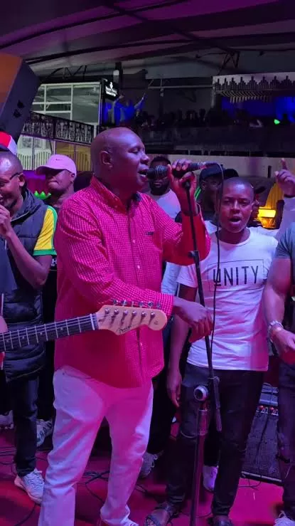 Ken wa Maria performing sweetie Tendelya at Blackwood site during the Rick Be Club Tour
